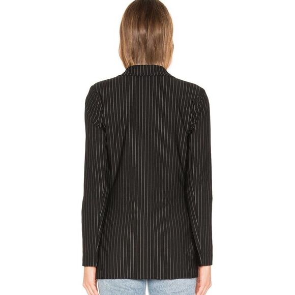 Revolve About Us Carissa Pinstripe Blazer in Black and White NWT Size Sm… - Picture 3 of 3